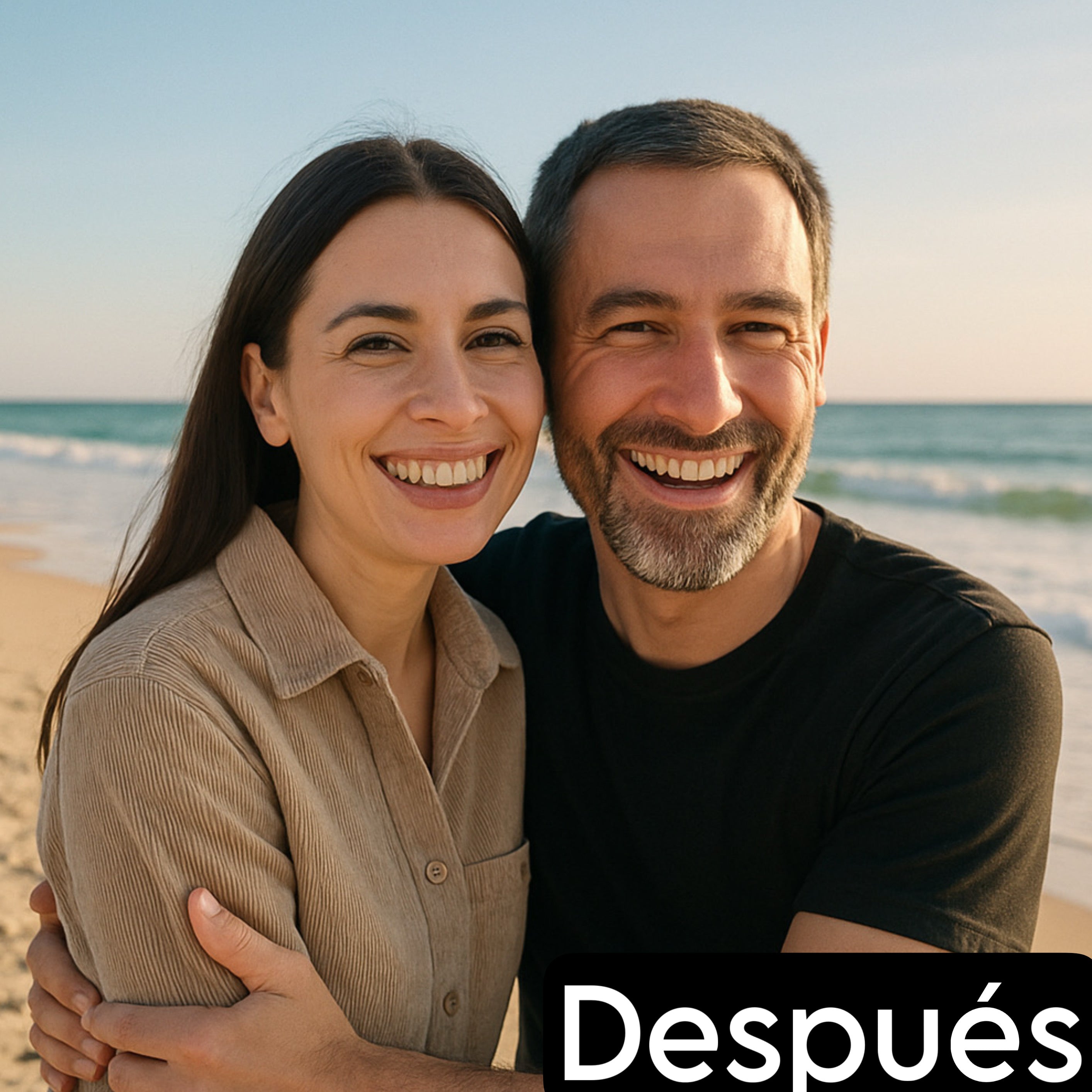 Despues de usr la Miel del Oso Negro la pareja ahora es feliz